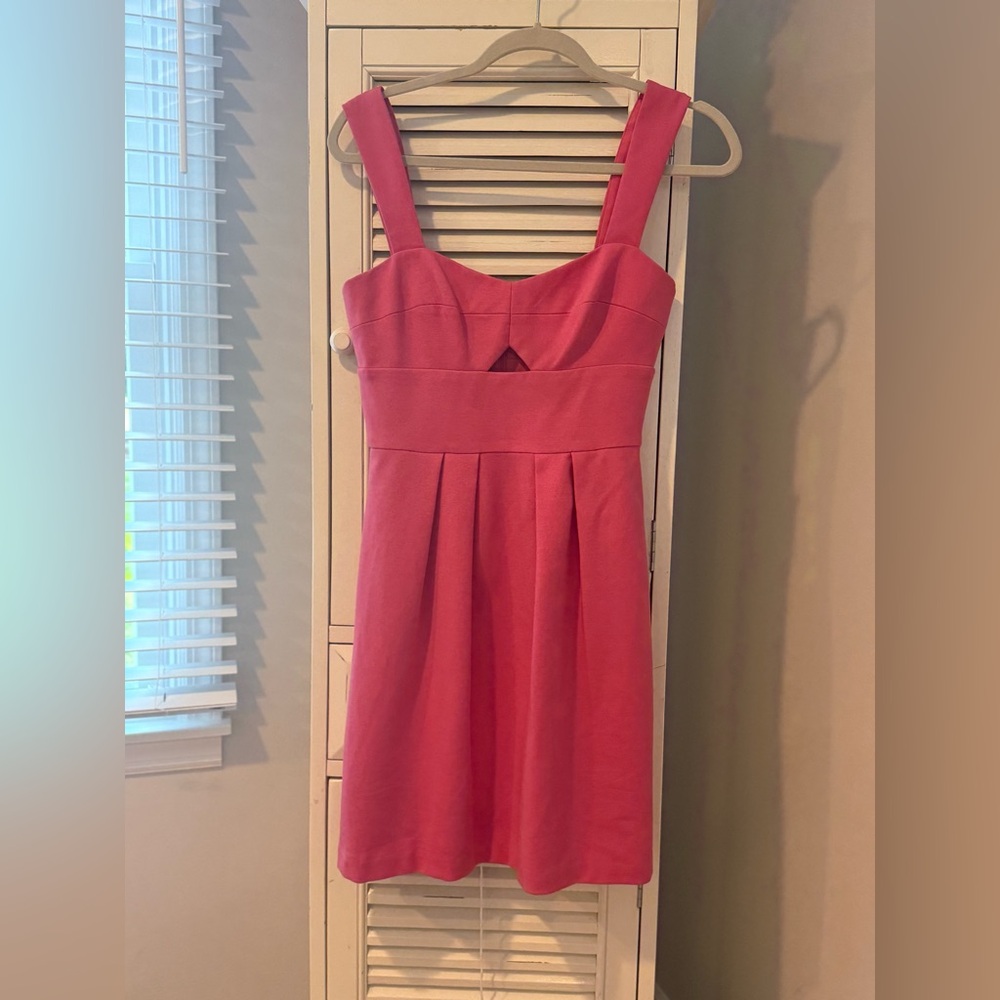 Trina Turk Pink Keyhole Dress Size 2